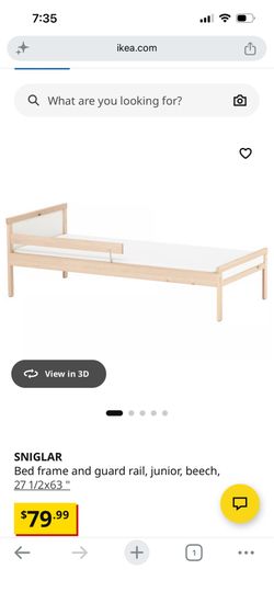 Barely Used ikea kid toddler bed