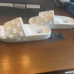 Gucci Slides- White 