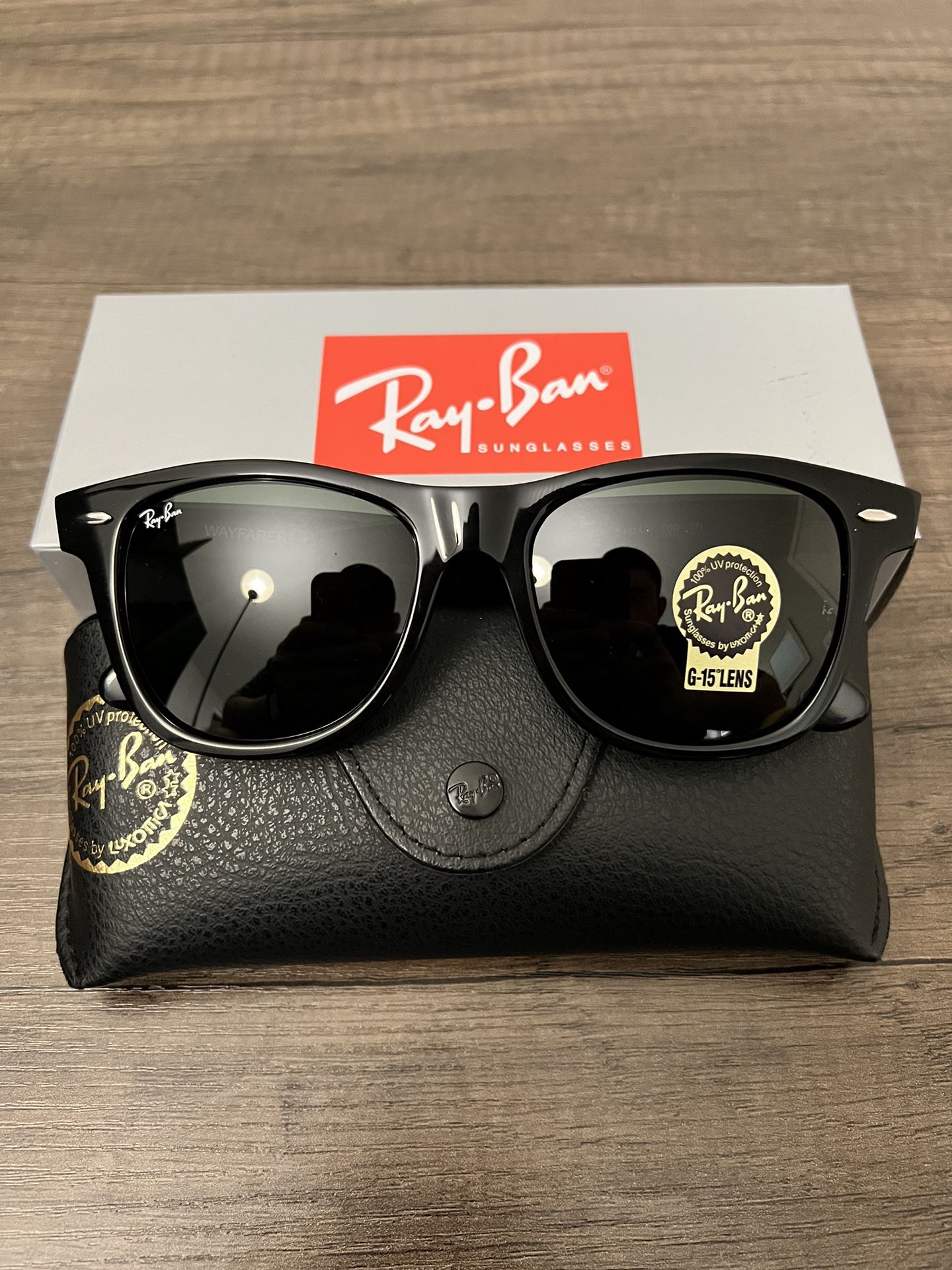 Ray Ban Original Wayfarer Classic RB2140 50mm Oversized 54mm Jewelry Accessories