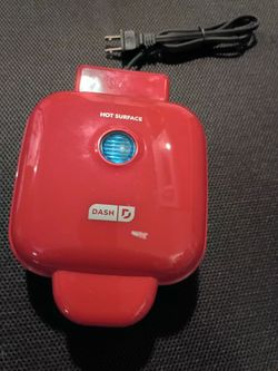Dash Mini Panini Maker Red