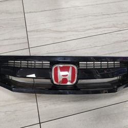 Honda Accord 2009 Modified Grill With Red Emblem
