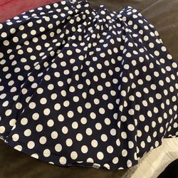 Polka Dot Adult Skirt Size Large