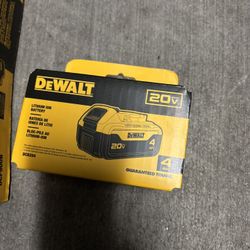 DEWALT Battery: 20V MAX*, 4 Ah, Battery