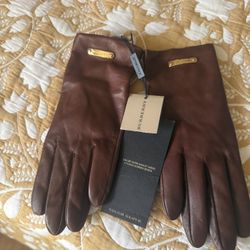Women’s Burberry Genuine Leather Gloves Size 7