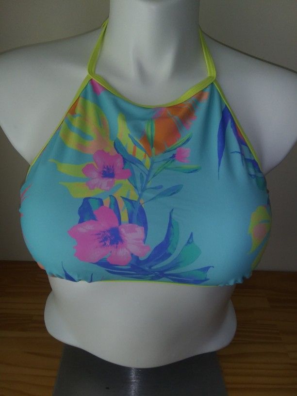 So TROPICAL PRINT BIKINI TOP