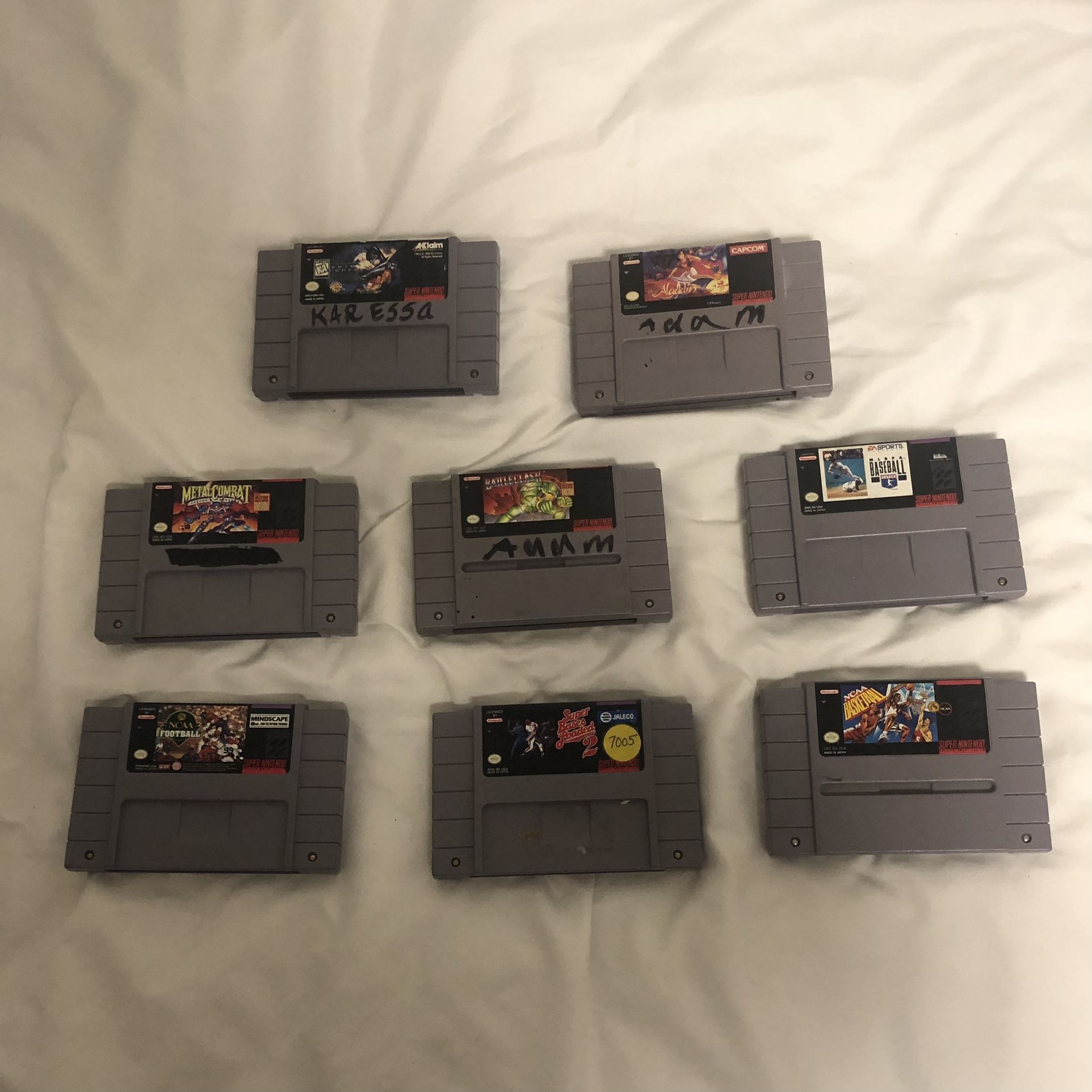 SNES Game Lot (untested)