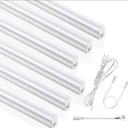 Two (2) SUNLINKCO 6-Pack 4FT T5 LED Lights 