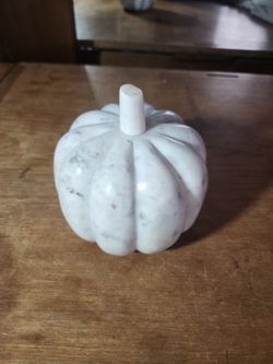Handmade Marble Pumkin
