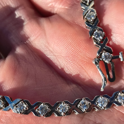 14k heavy natural vs diamonds 4 carats