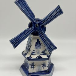 Delft Deco Spinning Windmill Blue/White