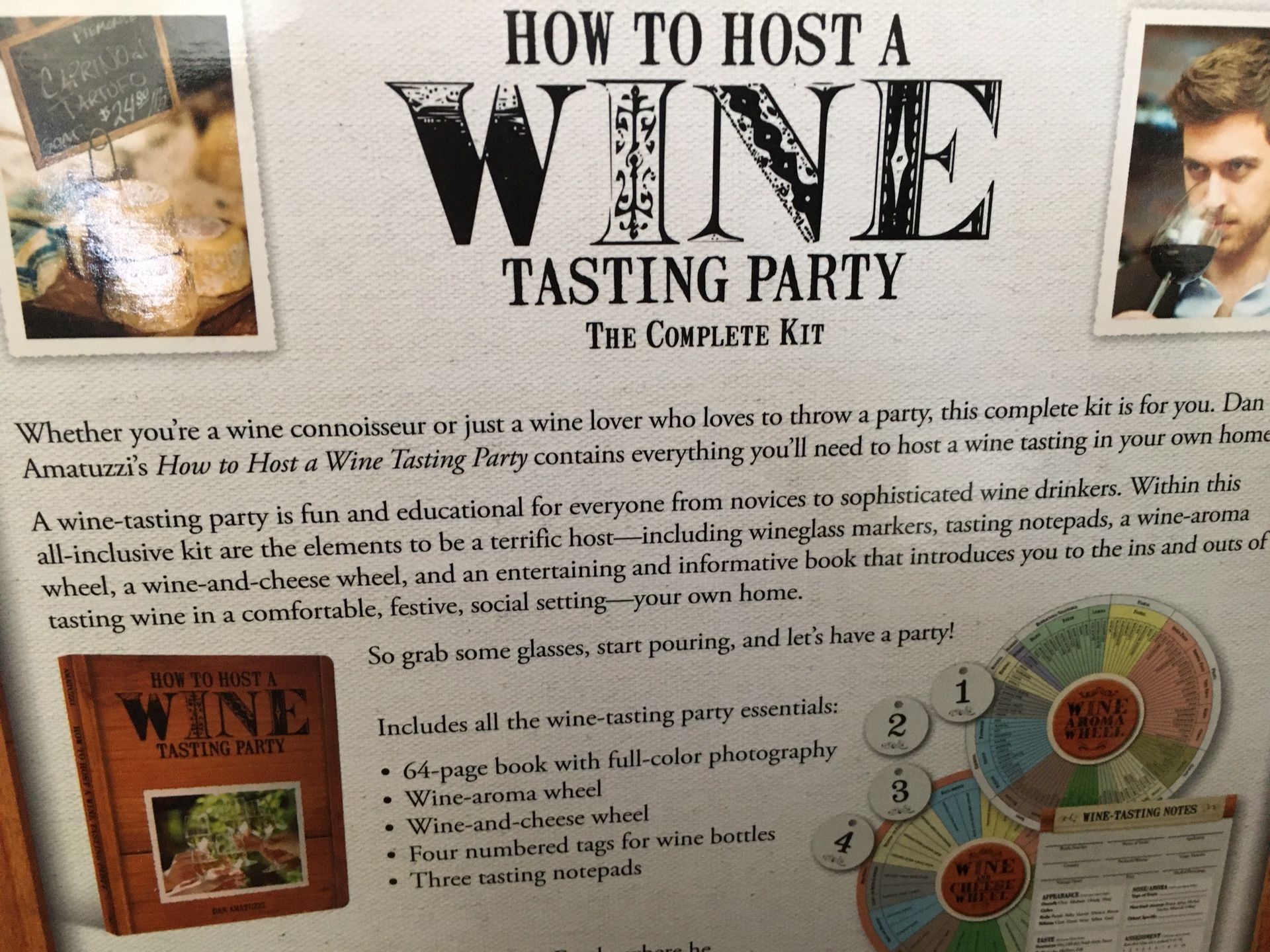 Wine tasting party box