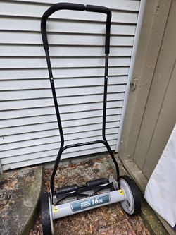 Manual push mower