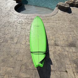 6’4” Blackfish Surfboard 