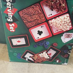 Poker Night Serving Set