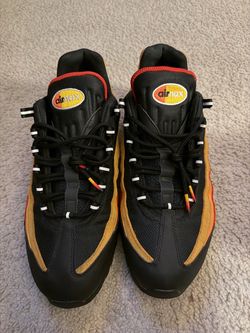 Nike Air Max 95 Black Gold Red Sneakers