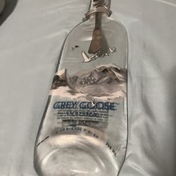 Flattened Grey Goose Bottle
