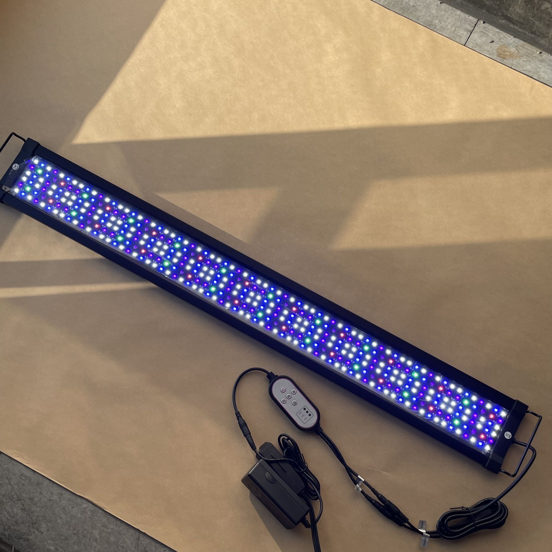 FISH TANK LIGHT - 36” - 48” Lucare 50w Saltwater Fresh Water Aquarium Light with Full Spectrum LED Dimmable Dual Channel with Timer