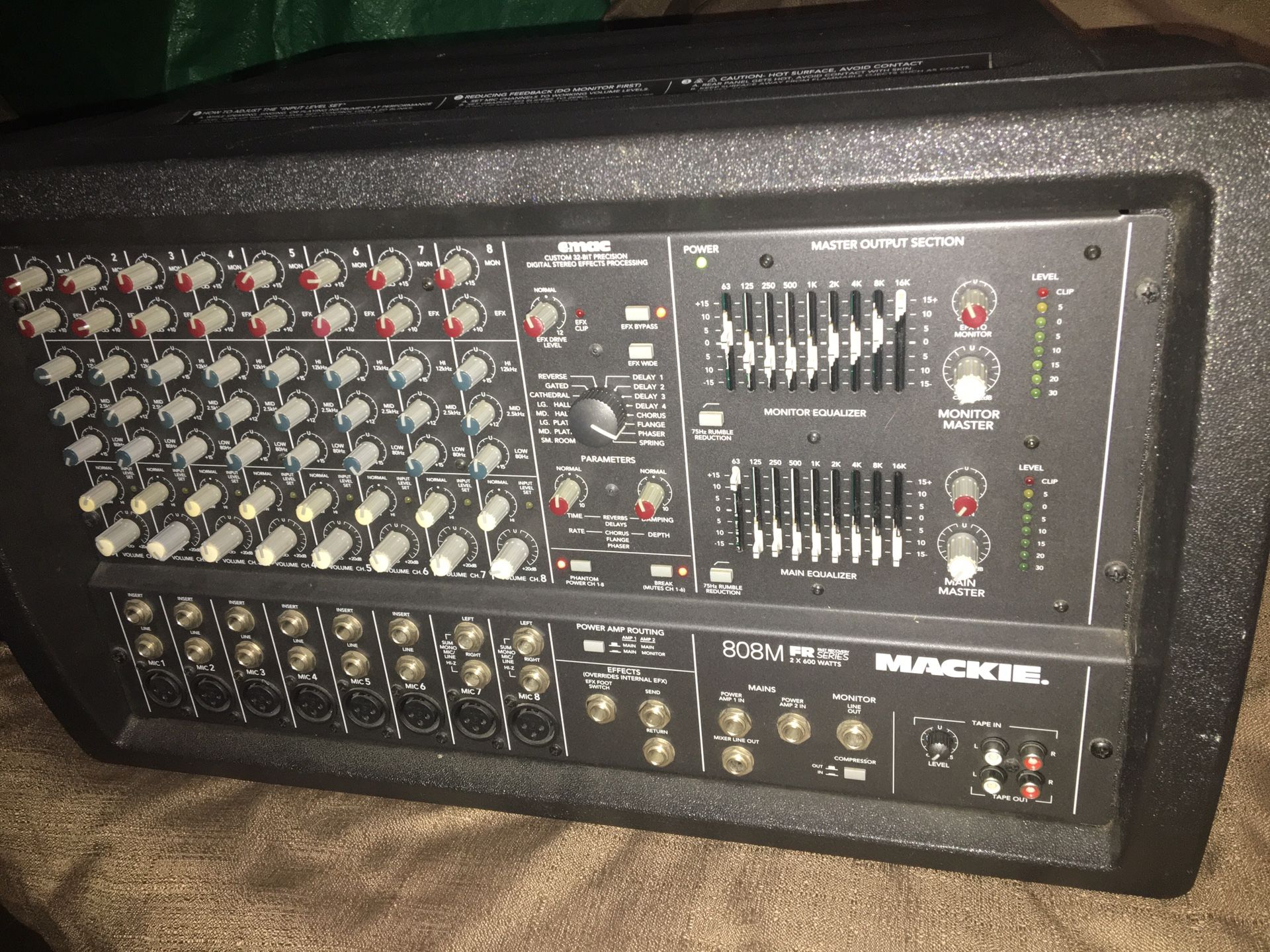 POWER MIXER MACKIE 808m FR FAS RECOVERY