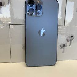 🩵📱 iPhone 13 Pro Max 128 GB ATT BH86% 🔋 Case And Headphones For Free 🩵📲