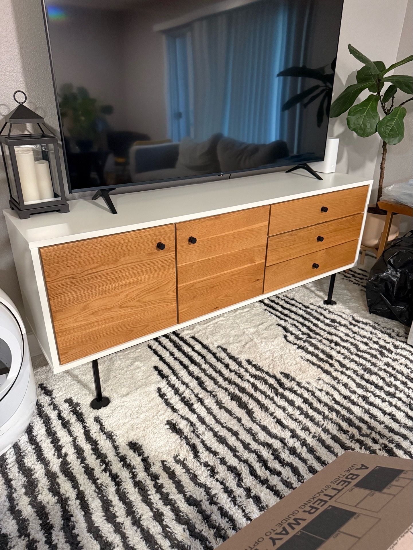 Article 71” TV stand credenza