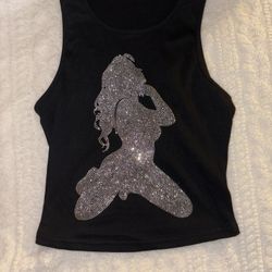 S Y2K MCBLING MUSCLE TEE