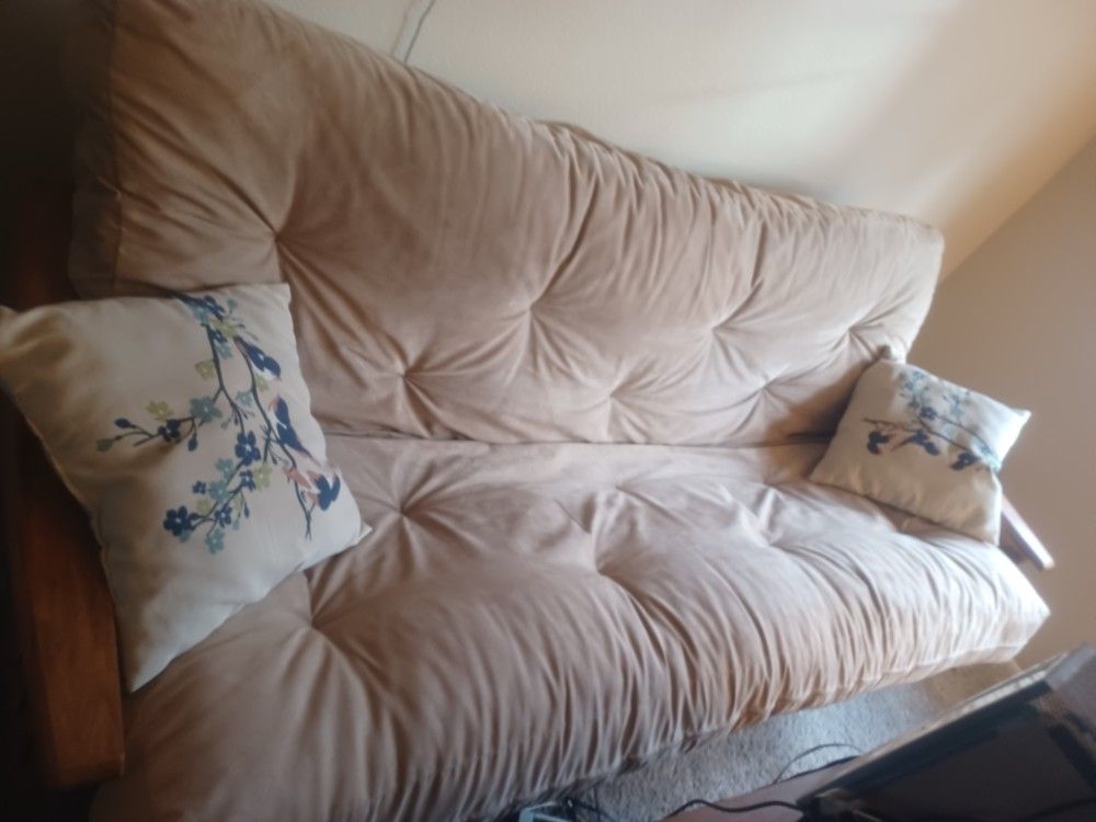 Nirvana Futons Eastridge Futon Set With Full Size Frame And 8 Foot Mattress