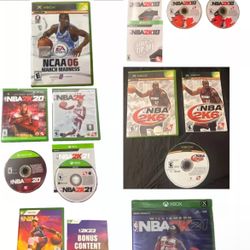 Lot Of 18 Xbox + 360 + One NBA Live & 2K Sports Games CIB & Disc Only + Tested!