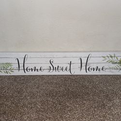 Home Sweet Home Canvas Wall Decor New