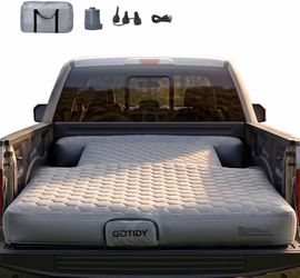 Truck Bed Mattress 5.5-5.8ft for Full-Size Pickup, Extra Sturdy & Comfortable, Truck Bed Air Mattress Customized Tundra/ F150/ Silverado/ Ram1500, wit