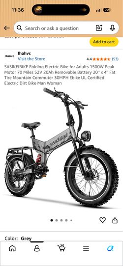 Ebike fast and long range 70 miles 700 obo