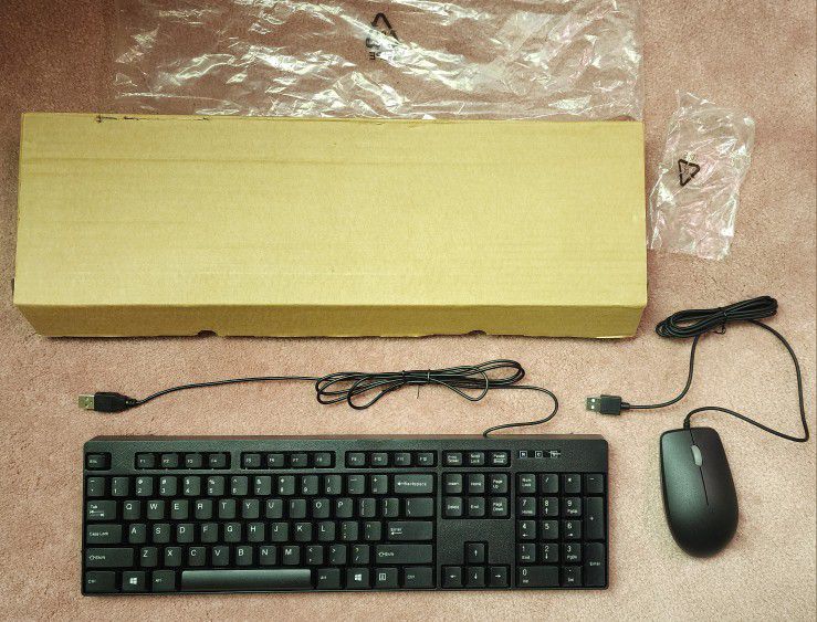 Brand New NCS USB Keyboard & Mouse Wired Optical 