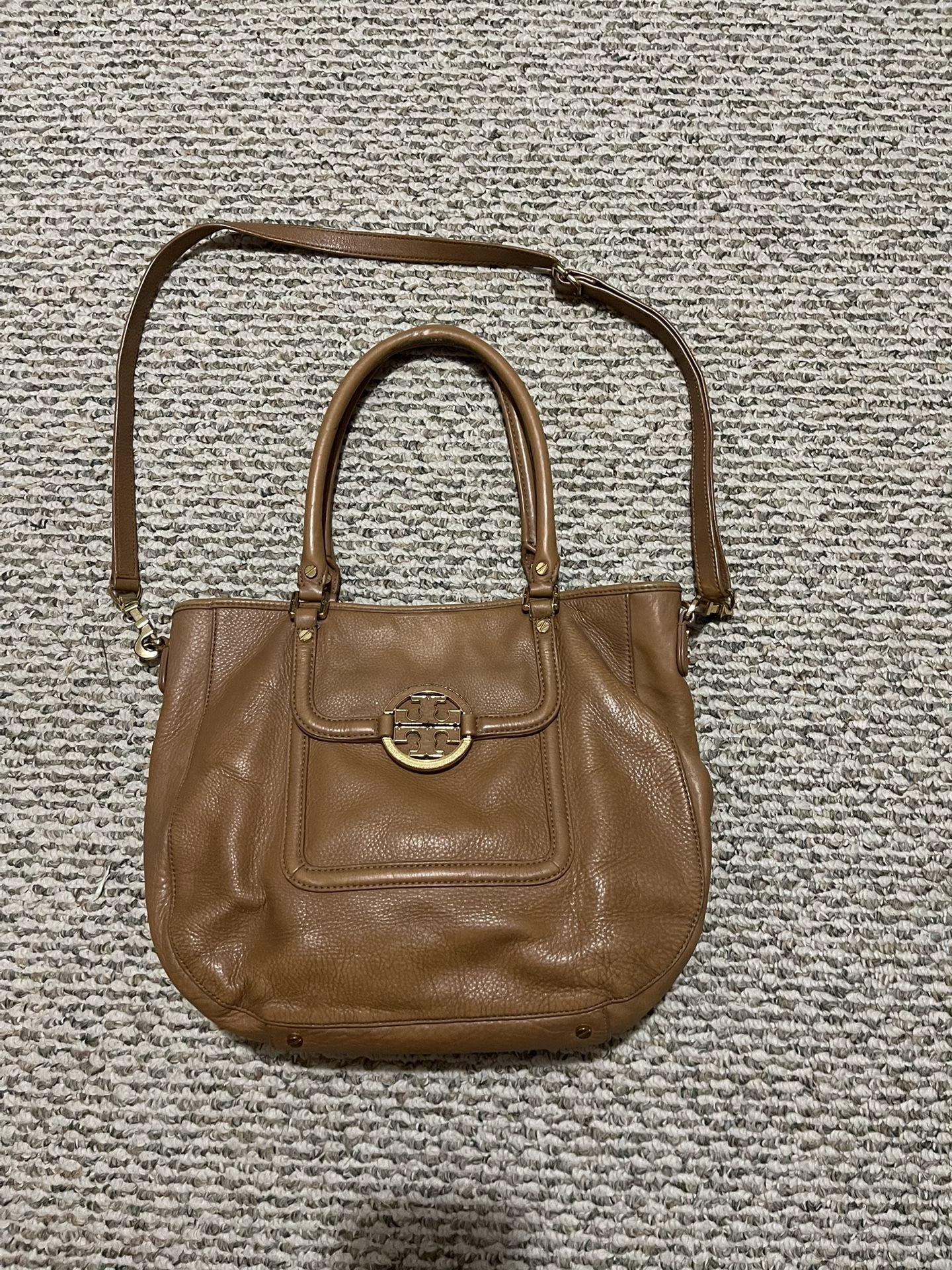Tory Burch Brown Amanda Leather Bag