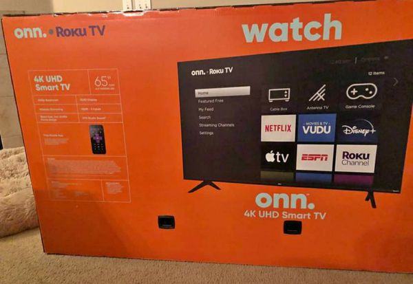 Onn 65 inch 4k UHD smart TV for Sale in Roseville, CA - OfferUp