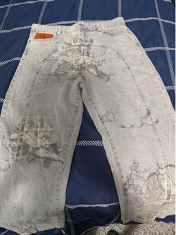 Deo Valenti Angel Jeans V2 Fade Blue Size 32-32