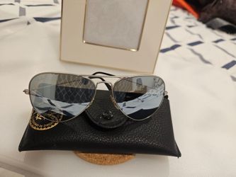 Ray-Ban Aviator RB3025 Silver Frame Sunglasses 58mm – Made in Italy