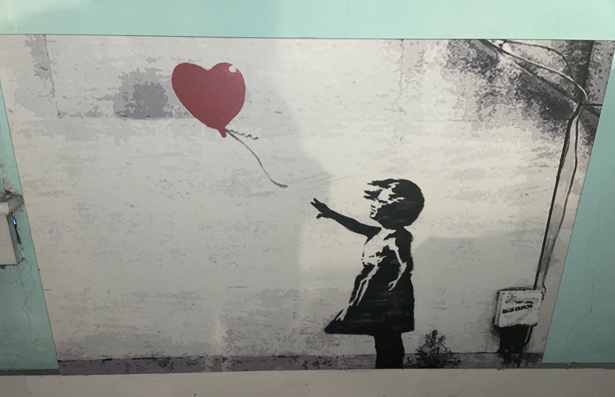 Banksy Balloon Girl / There Is Always Hope Stretched Canvas Print 36x24