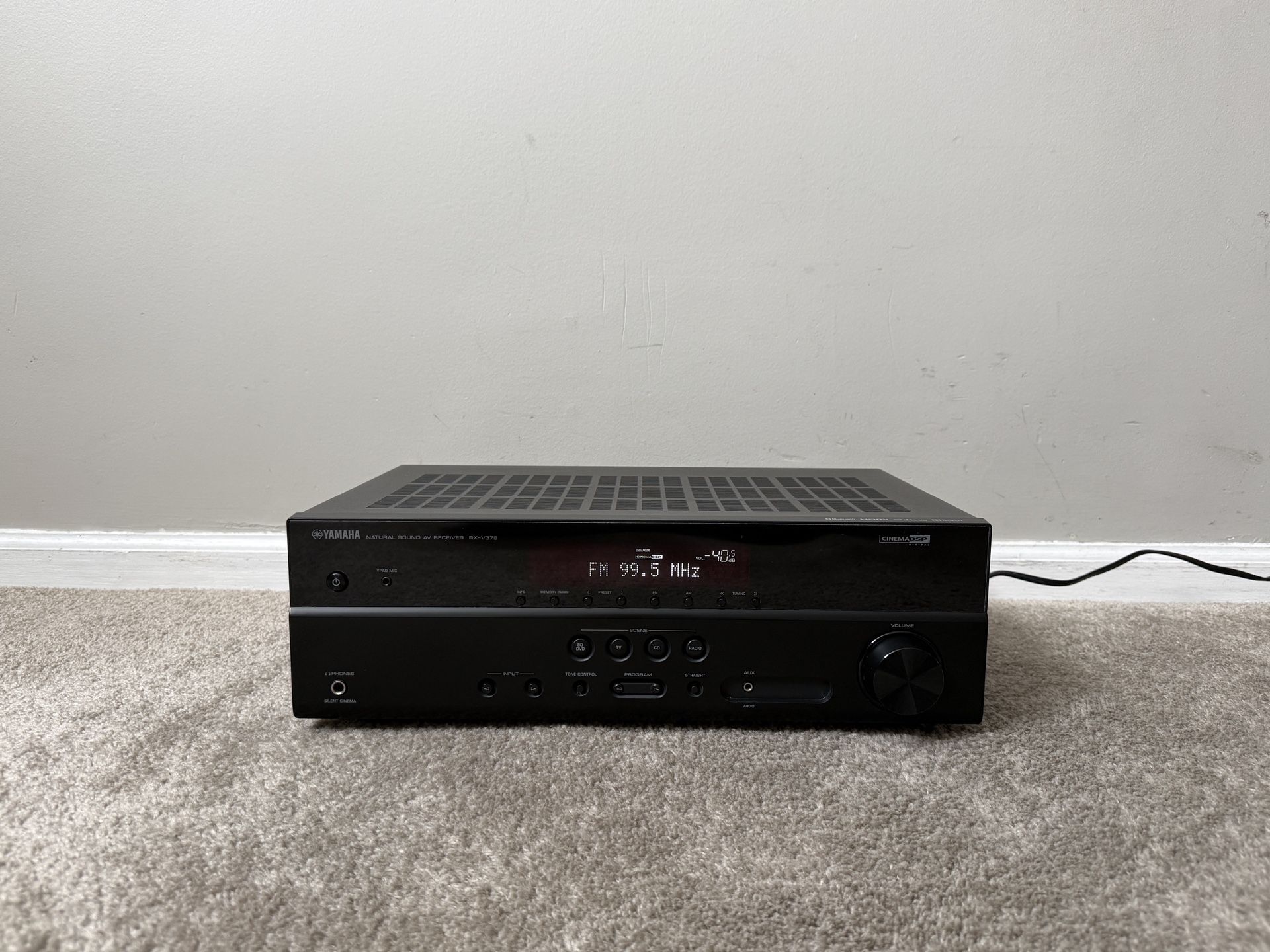 Yamaha RX-V379 5.1 HDMI 4K Ultra HD Bluetooth Home Theater Surround Receiver