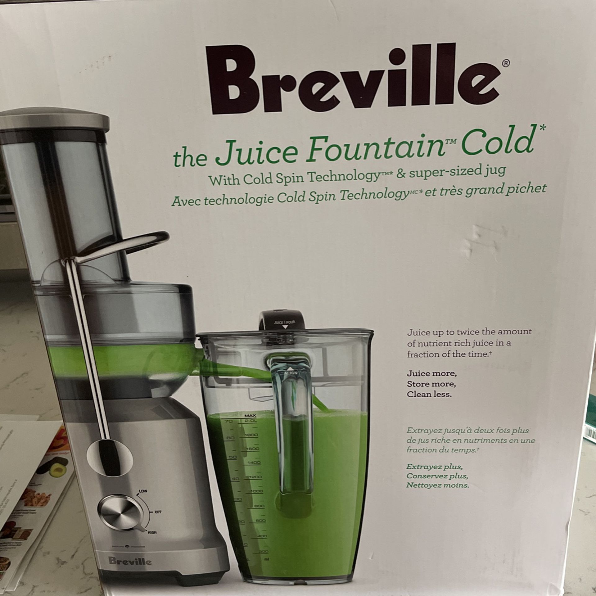 Breville Juicer Fountain Cold 