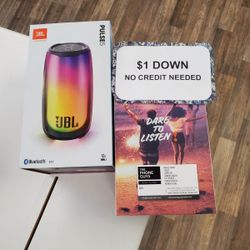 New JBL Pulse 5 Bluetooth Speaker - 90 DAY WARRANTY - $1 DOWN - NO CREDIT NEEDED 