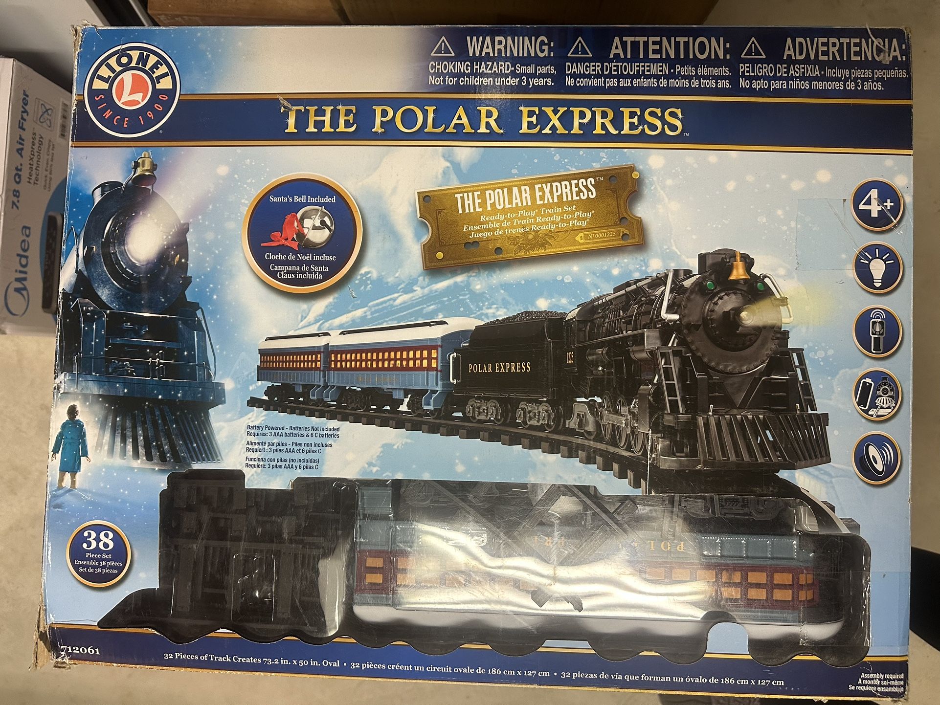 Polar Express Christmas Tree Train Set