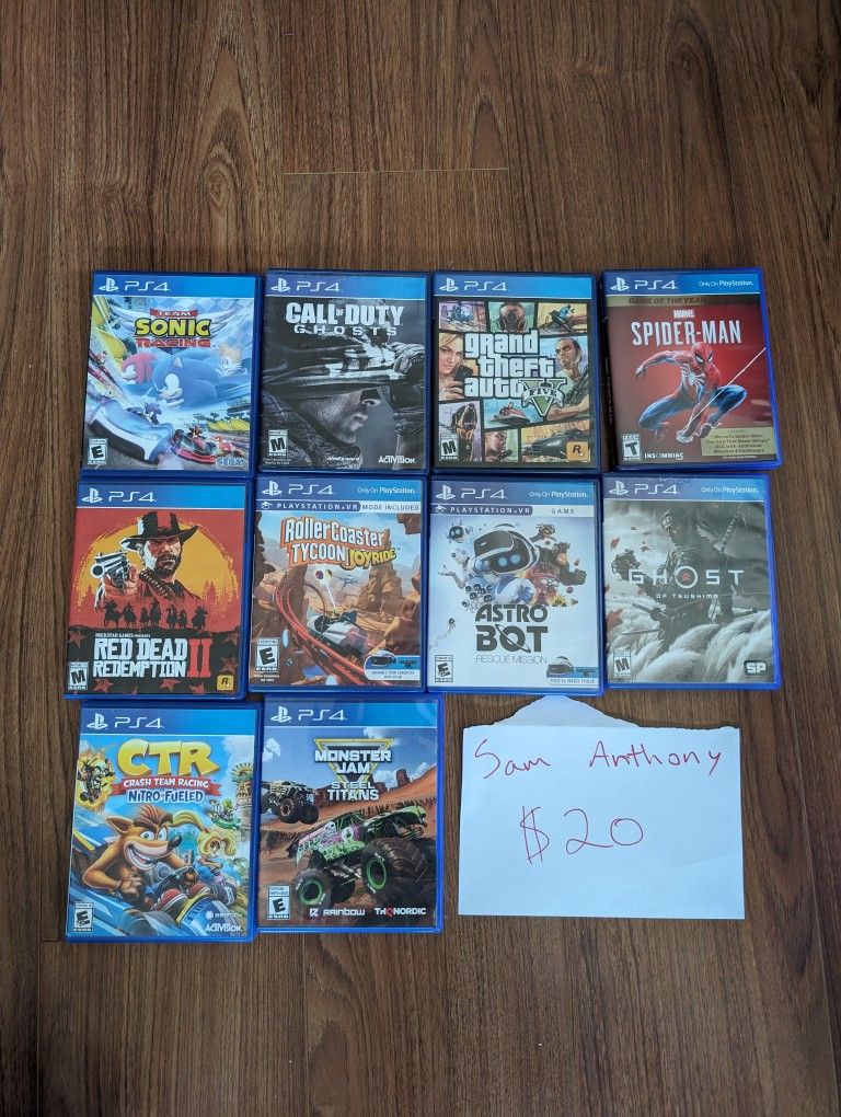 PS4 games