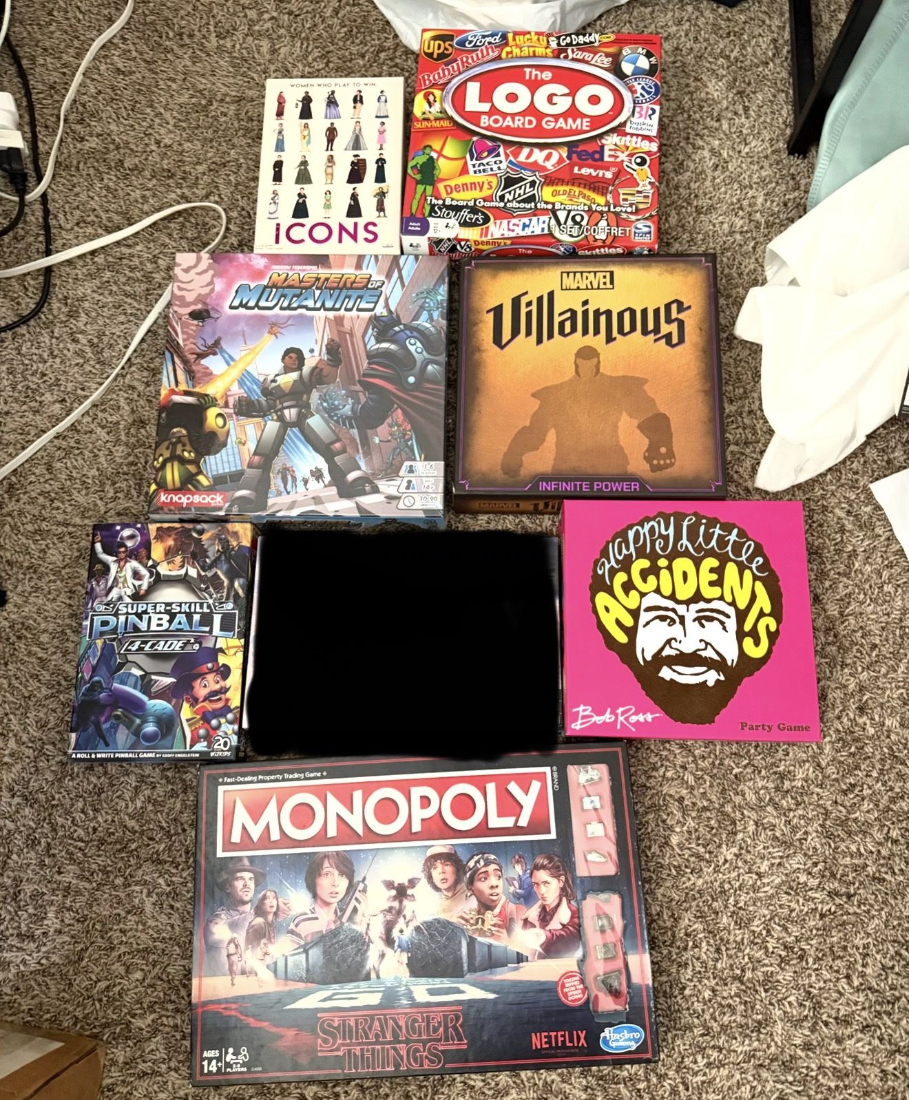 Board Games & Model Kit Lot – $40 (All Together)