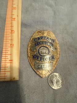 Captain Security Officer Badge
