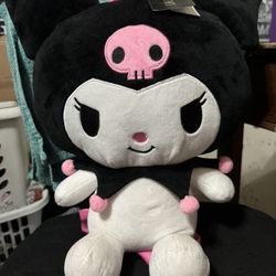 Kuromi Large Plush Backpack