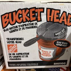 Bucket head shop vac