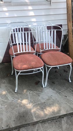Patio chairs set of 4