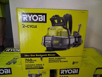 Ryobi 38cc 2-Cycle Gas Backpack Blower