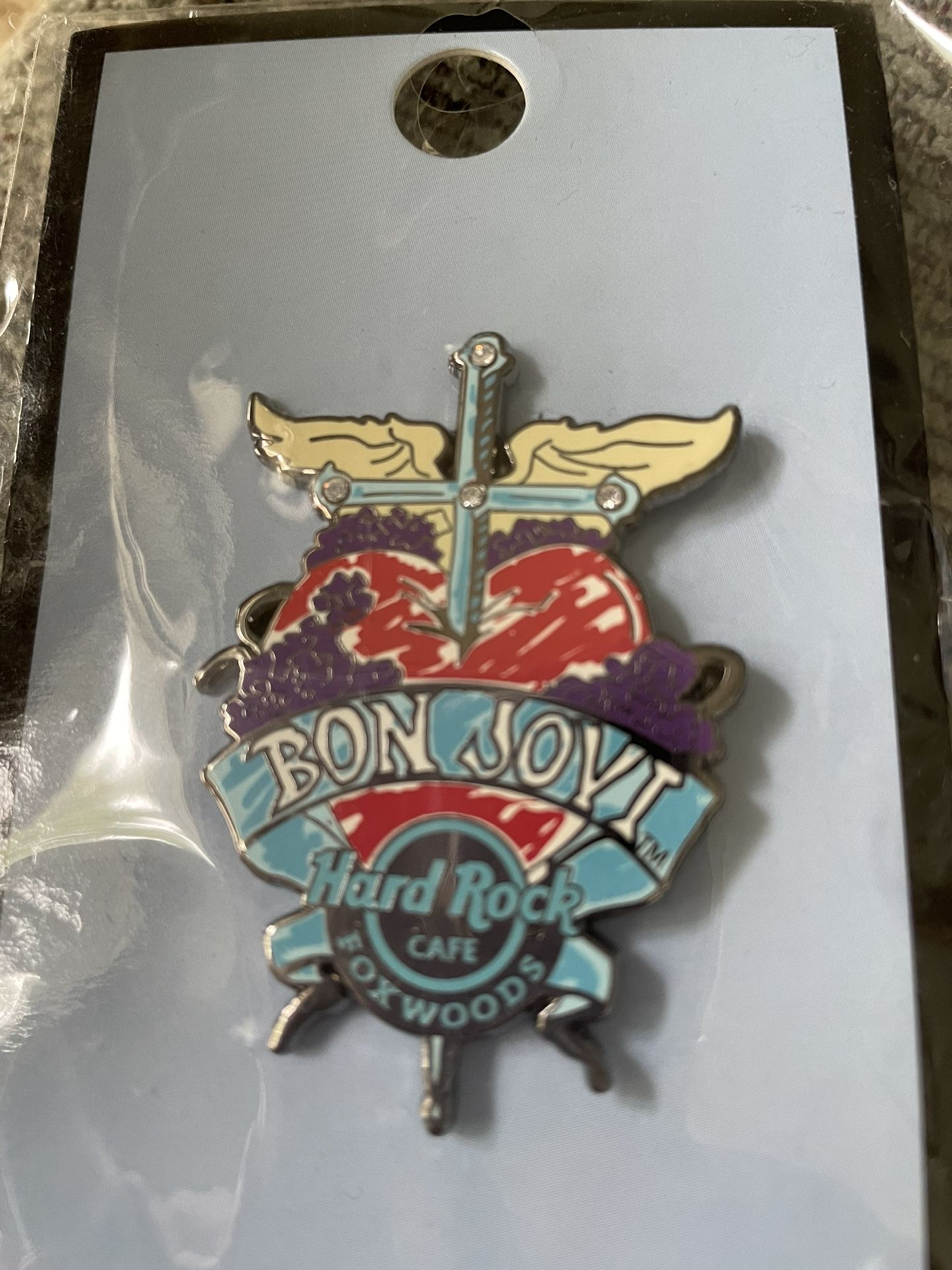 Hard Rock Cafe Foxwoods Bon Jovi Pin