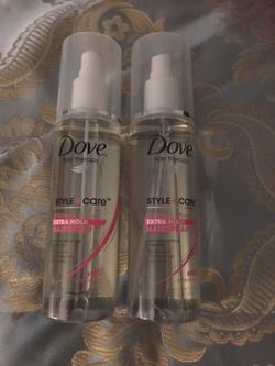 Dove extra hold hairspray - $2.50 each