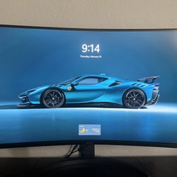 Acer Nitro 31.5” Curved Gaming Monitor – 180Hz WQHD 1ms (Like New)